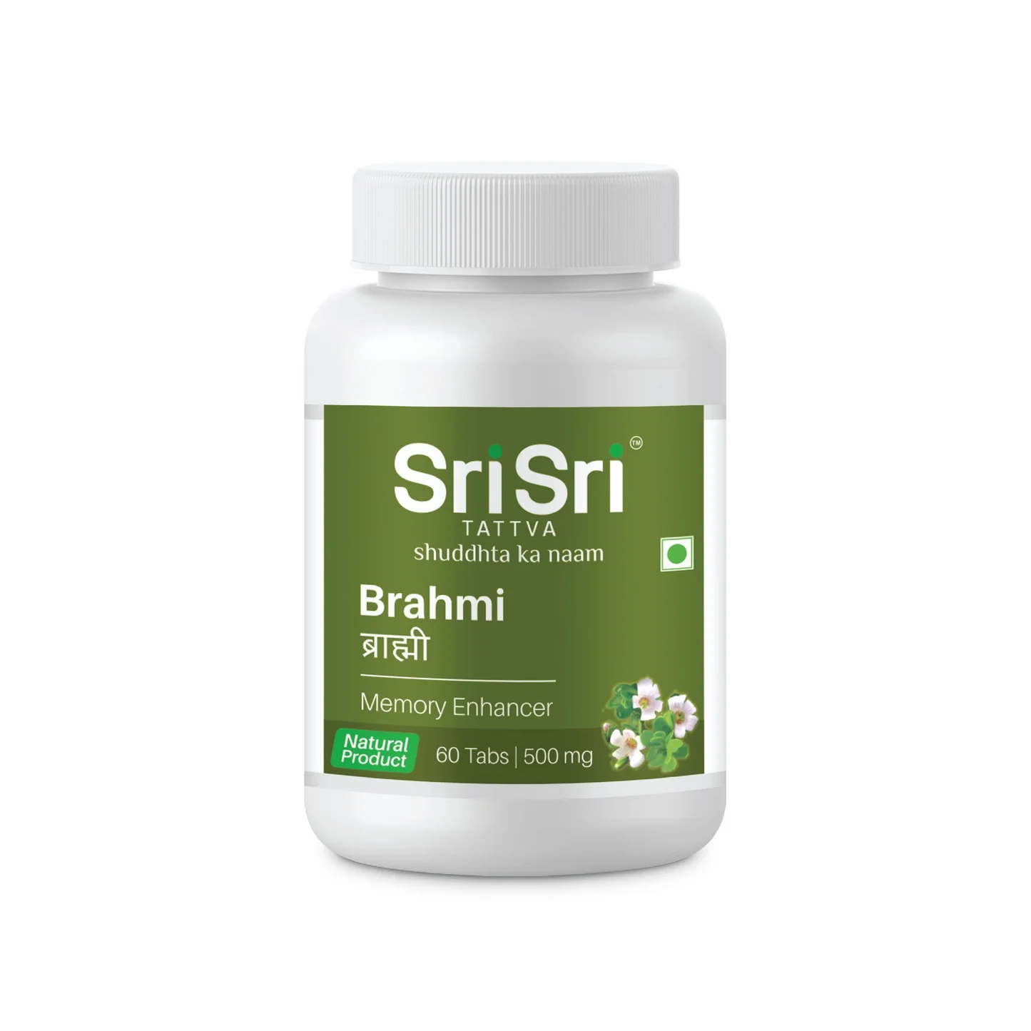 Sri Sri Tattva Brahmi 500mg 60Tablet Pack of 2
