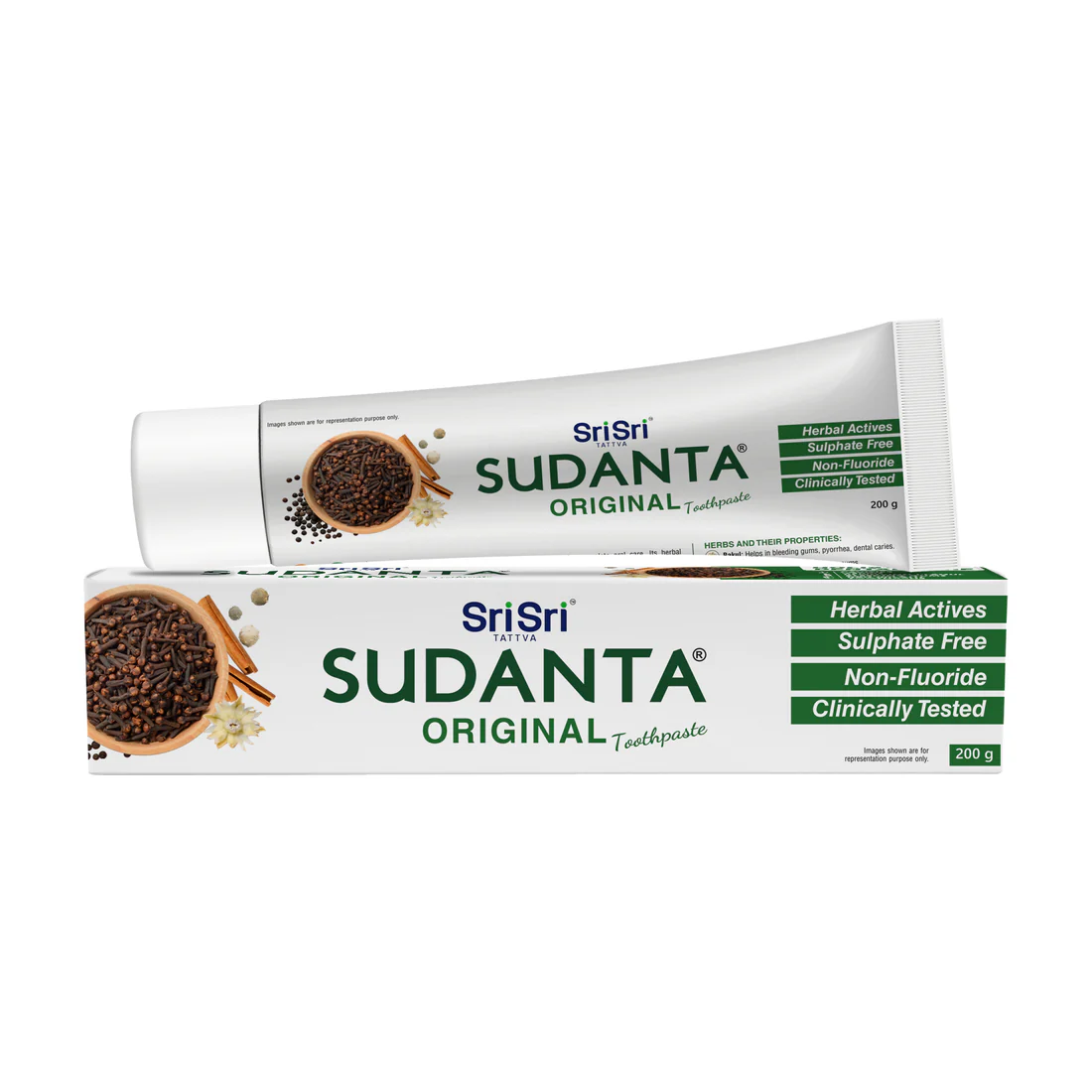 Sri Sri Tattva Sudanta Toothpaste 200gm Pack of 4