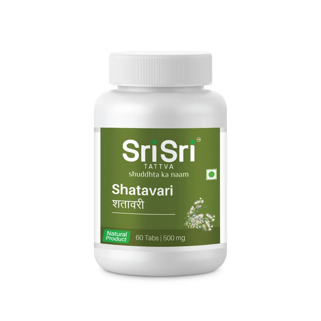 Sri Sri Tattva Shatavari  500 mg 60 Tab Pack of 6